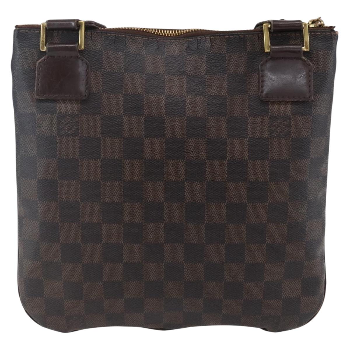 LOUIS VUITTON Damier Ebene Pochette Bosphore Shoulder Bag N51111 LV Auth BA7744