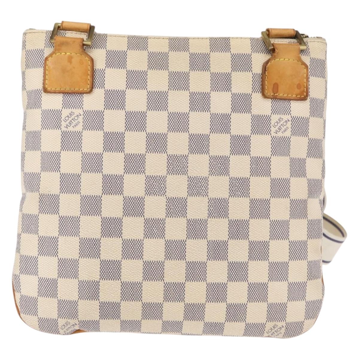 LOUIS VUITTON Damier Azur Pochette Bosphore Shoulder Bag N51112 LV Auth BA7745