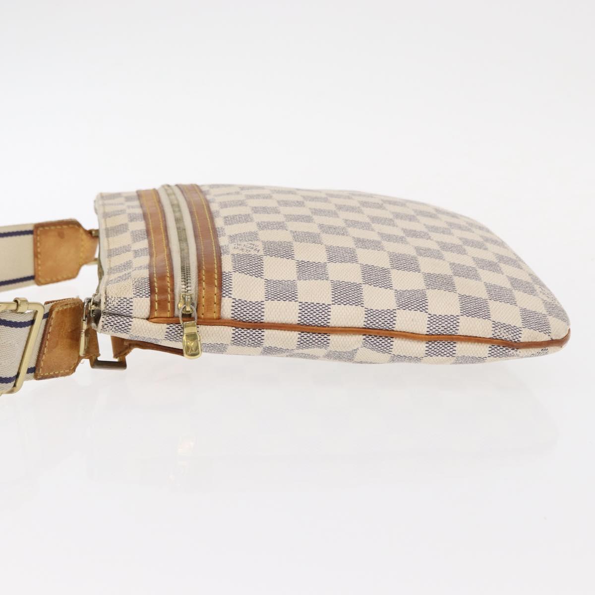 LOUIS VUITTON Damier Azur Pochette Bosphore Shoulder Bag N51112 LV Auth BA7745