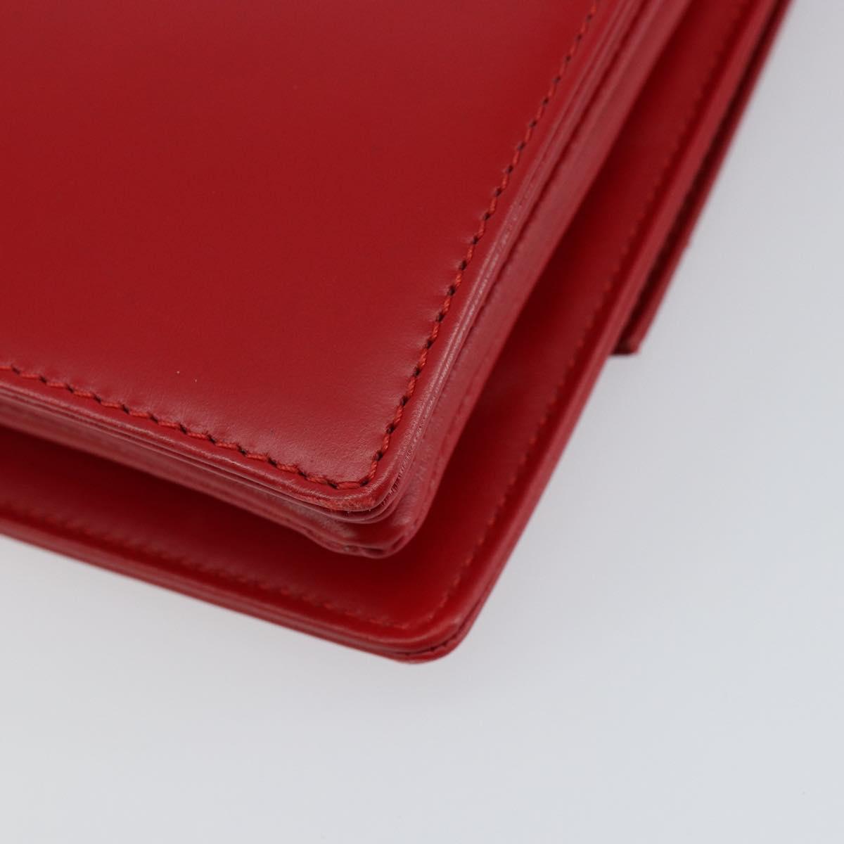 LOUIS VUITTON Opera line Delph Shoulder Bag Red M63937 LV Auth BA7746