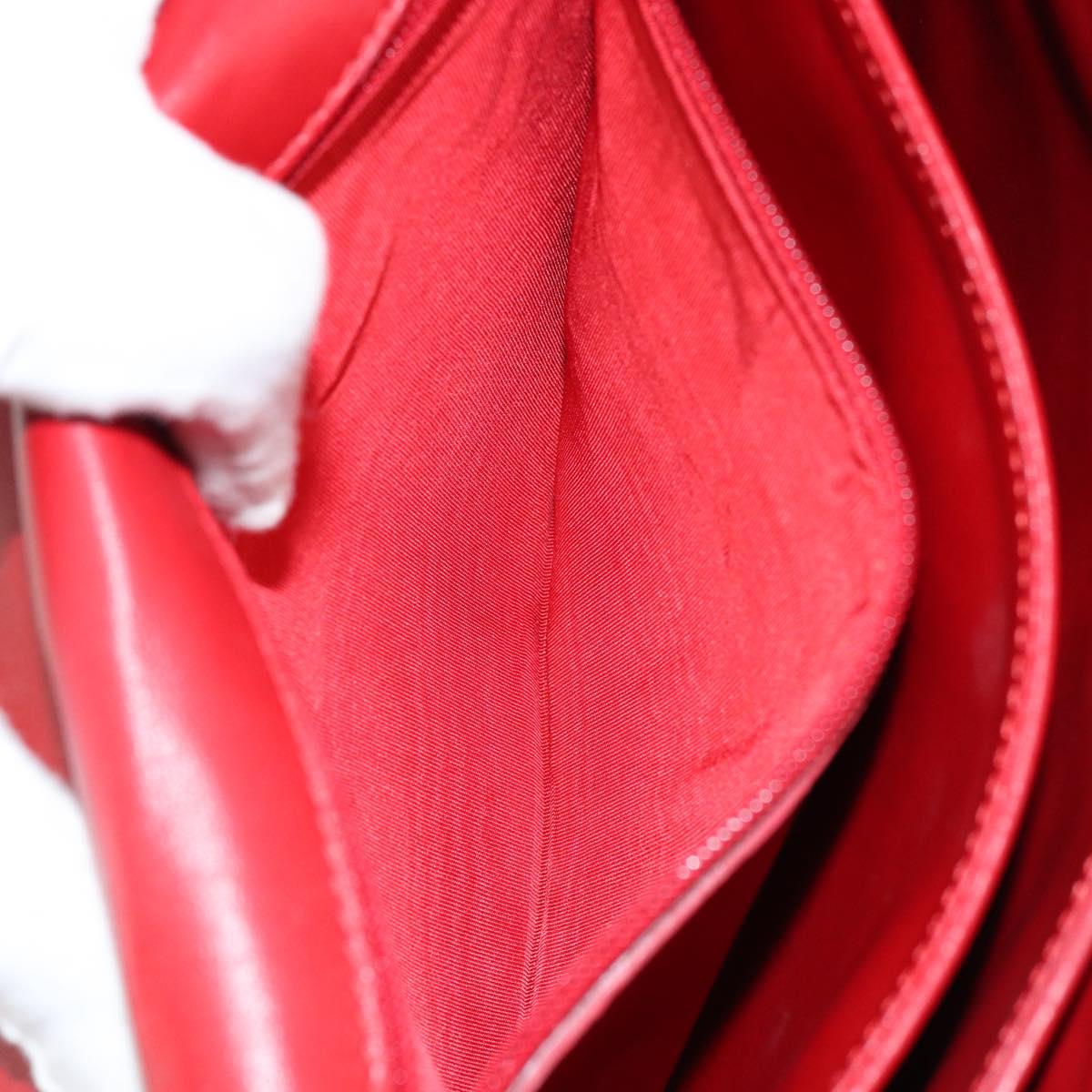 LOUIS VUITTON Opera line Delph Shoulder Bag Red M63937 LV Auth BA7746