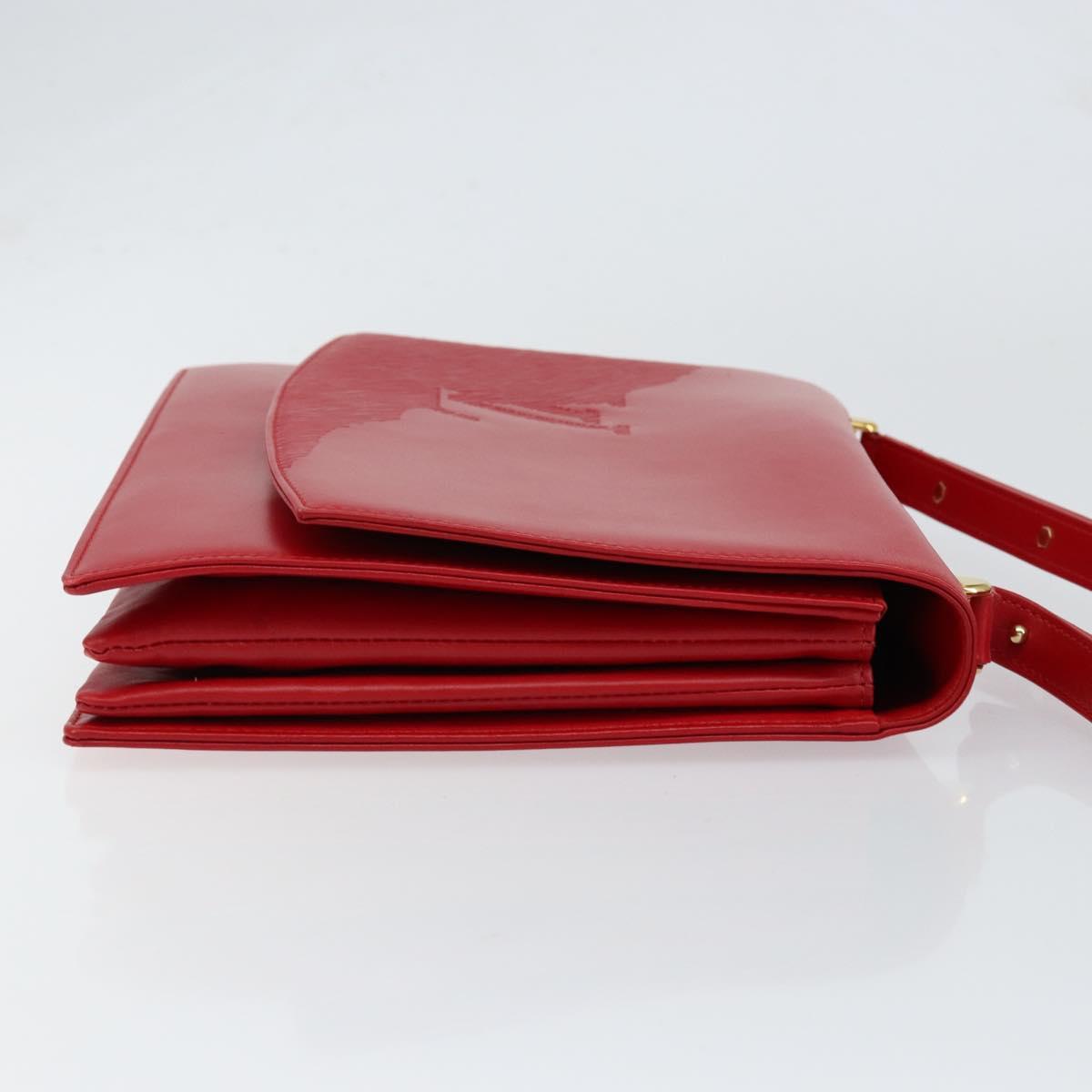 LOUIS VUITTON Opera line Delph Shoulder Bag Red M63937 LV Auth BA7746