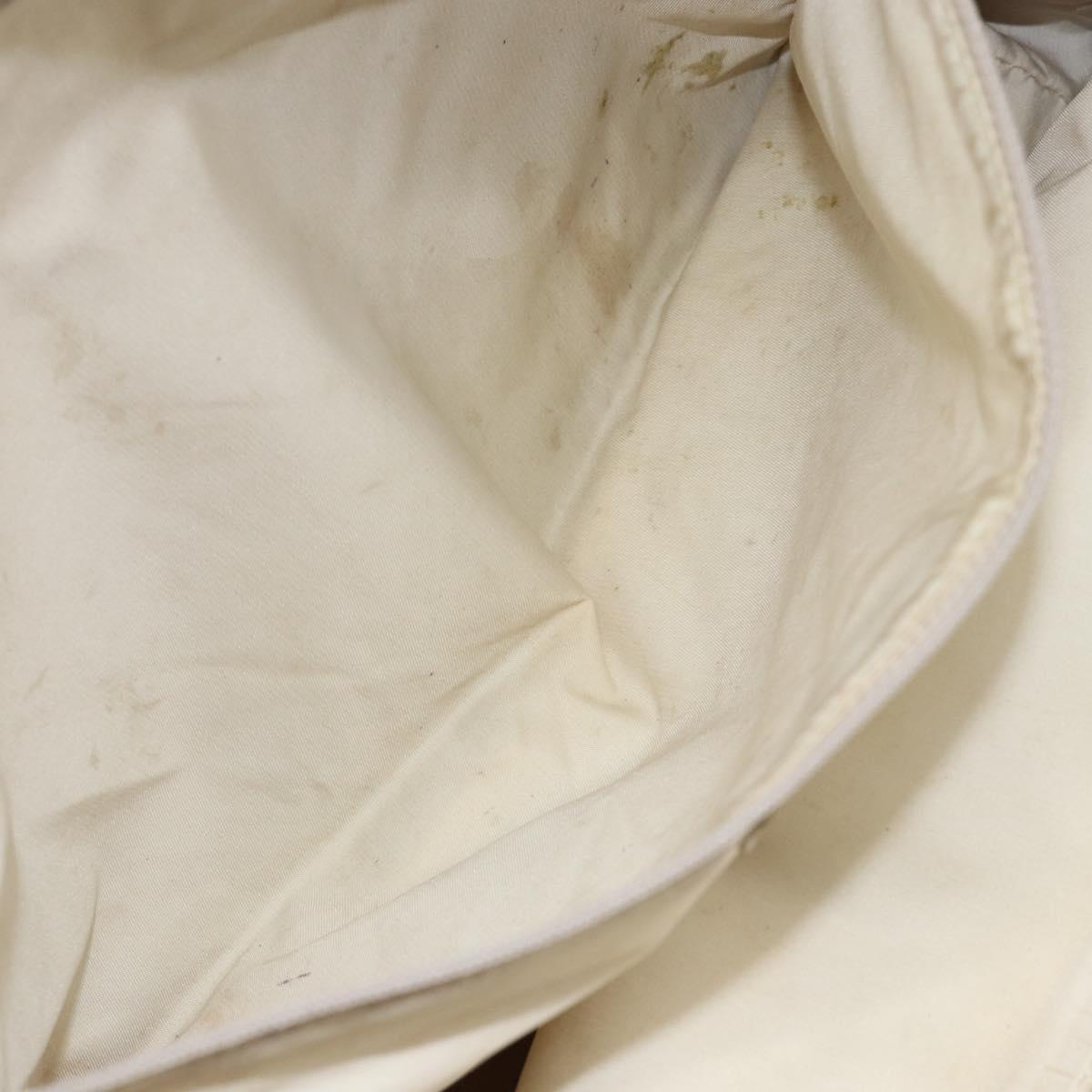 CHANEL New Travel Line Tote Bag Nylon Beige Gold CC Auth BA7759