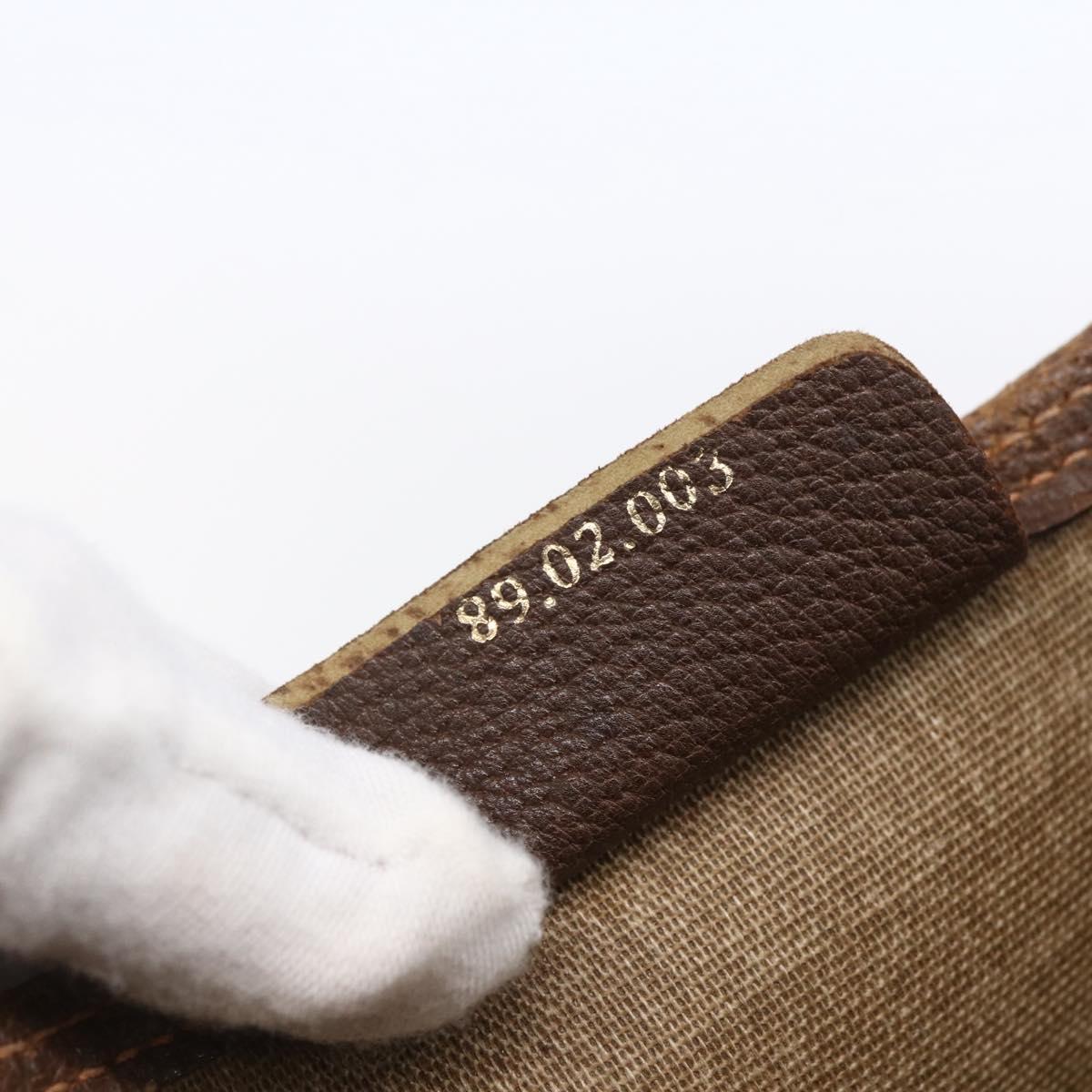 GUCCI GG Supreme Web Sherry Line Tote Bag PVC Beige Red 378 02 003 Auth BA7779