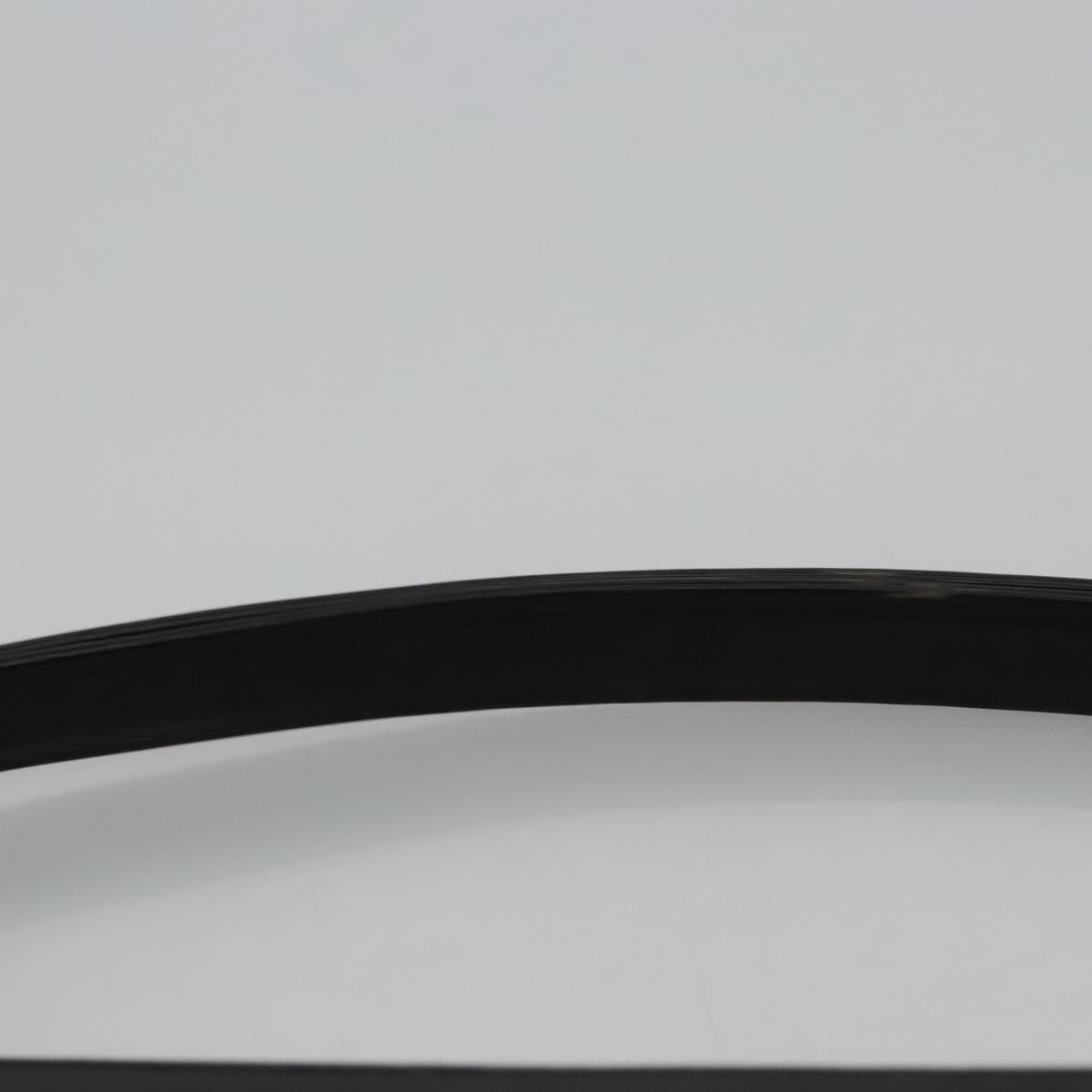 SAINT LAURENT Shoulder Bag Leather Black Auth BA779