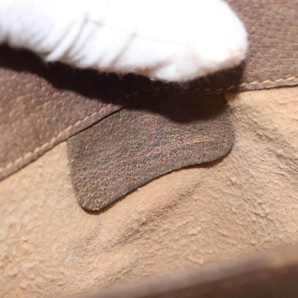 GUCCI GG Supreme Web Sherry Line Bag PVC Beige Gold 72 02 024 Auth BA7793