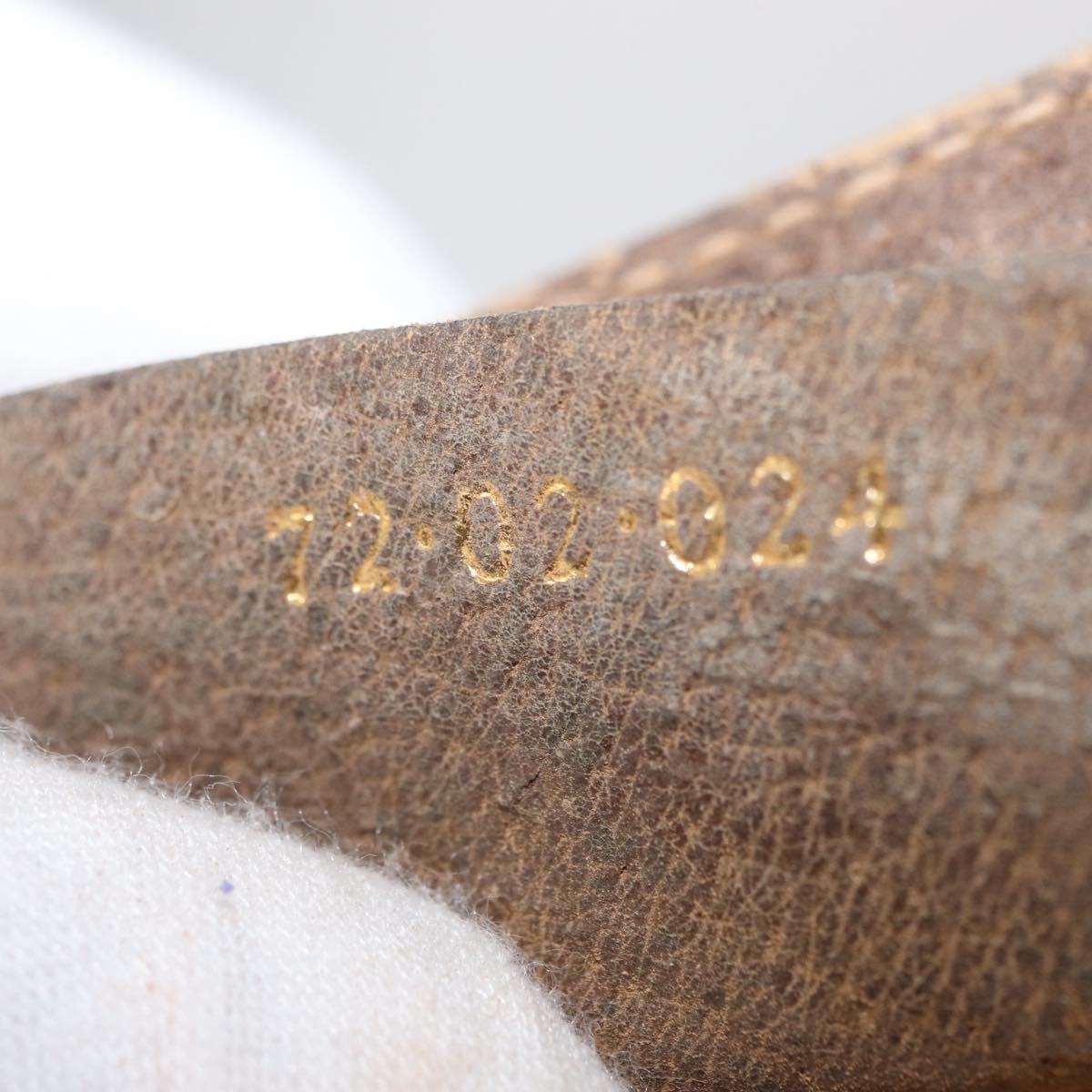 GUCCI GG Supreme Web Sherry Line Bag PVC Beige Gold 72 02 024 Auth BA7793