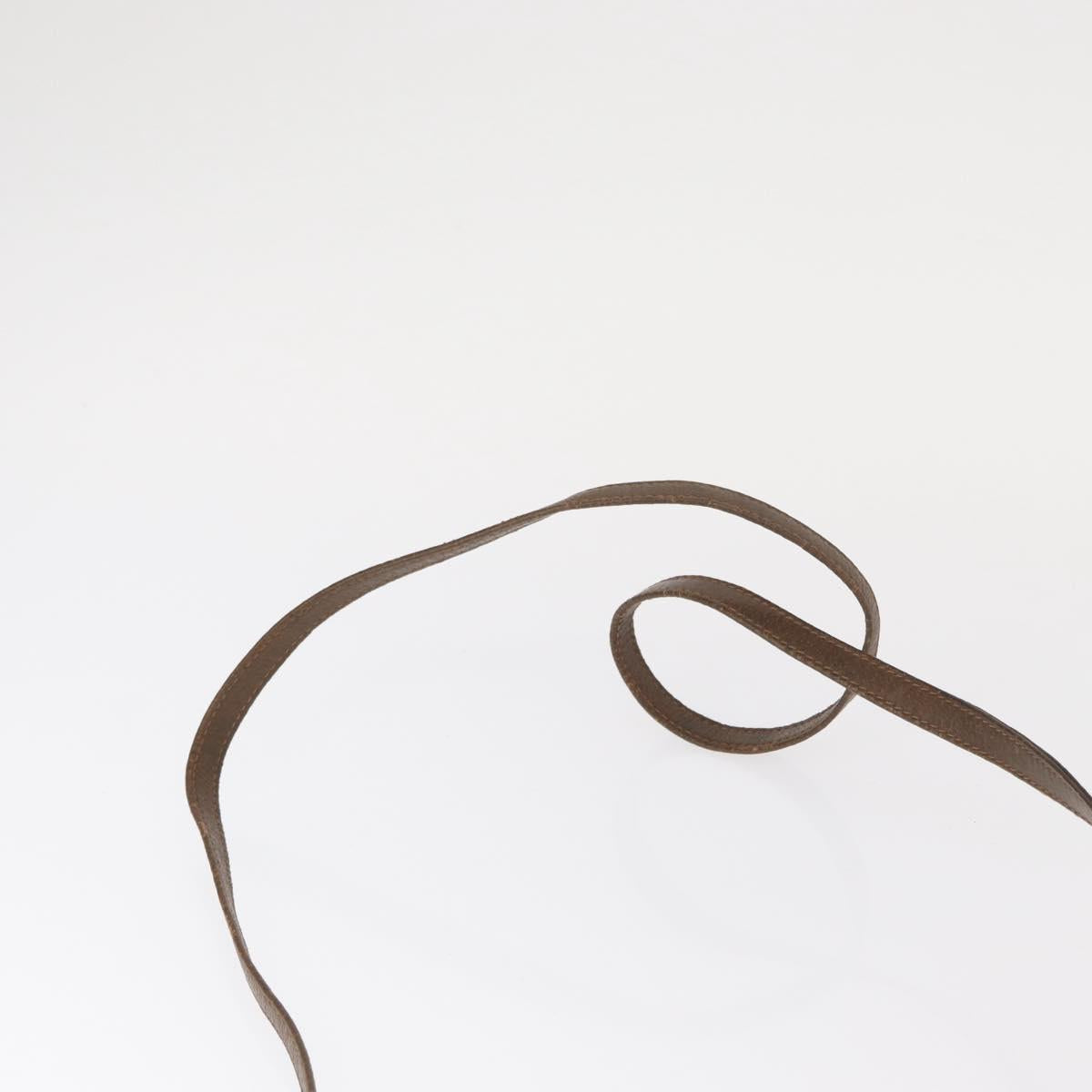 GUCCI GG Supreme Web Sherry Line Bag PVC Beige Gold 72 02 024 Auth BA7793