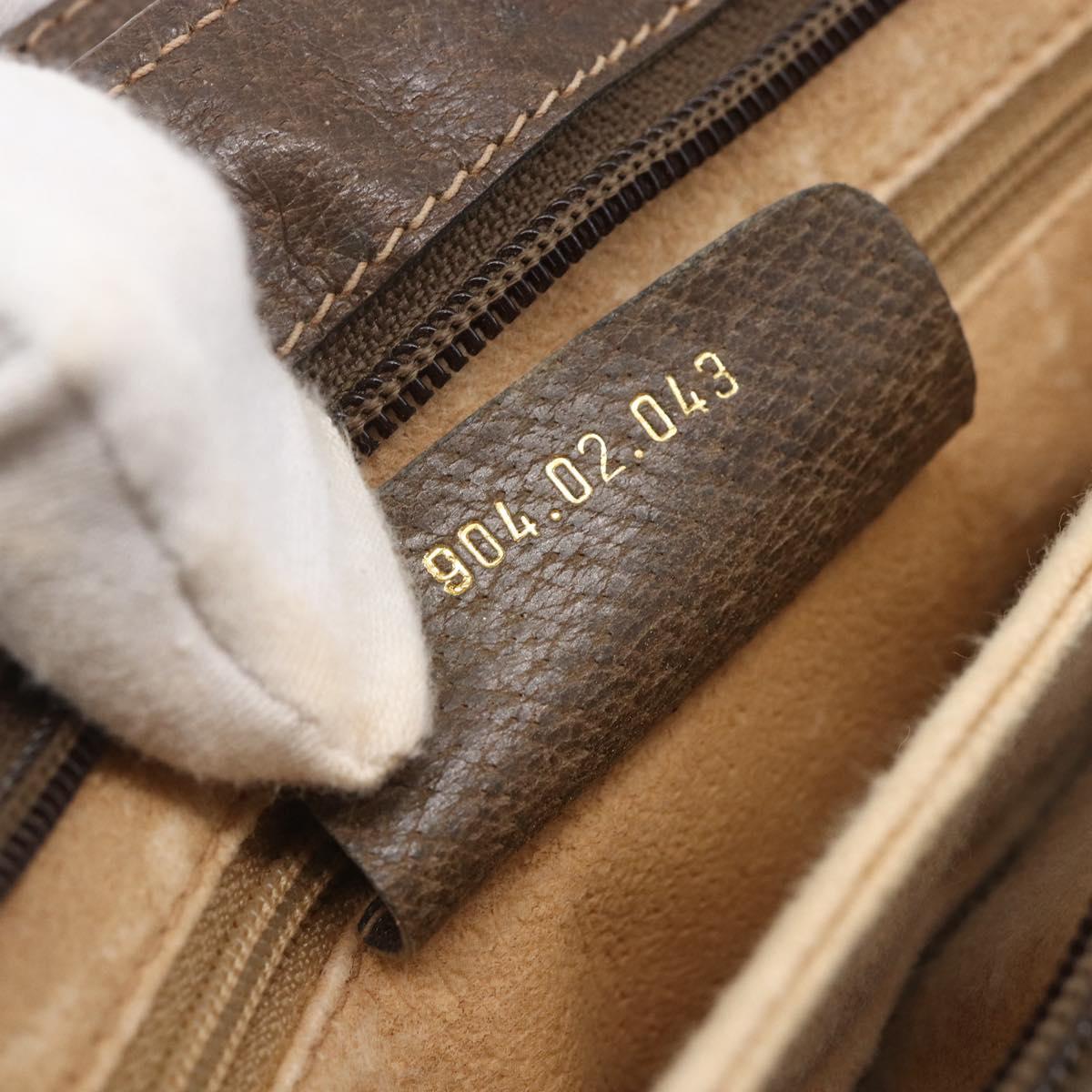 GUCCI GG Supreme Web Sherry Line Bag PVC Beige Gold Red 904 02 043 Auth BA7799