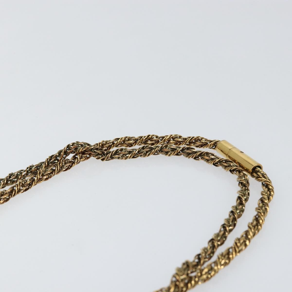 Chloe Chain Elsie Shoulder Bag Leather Pink Gold Auth BA7812