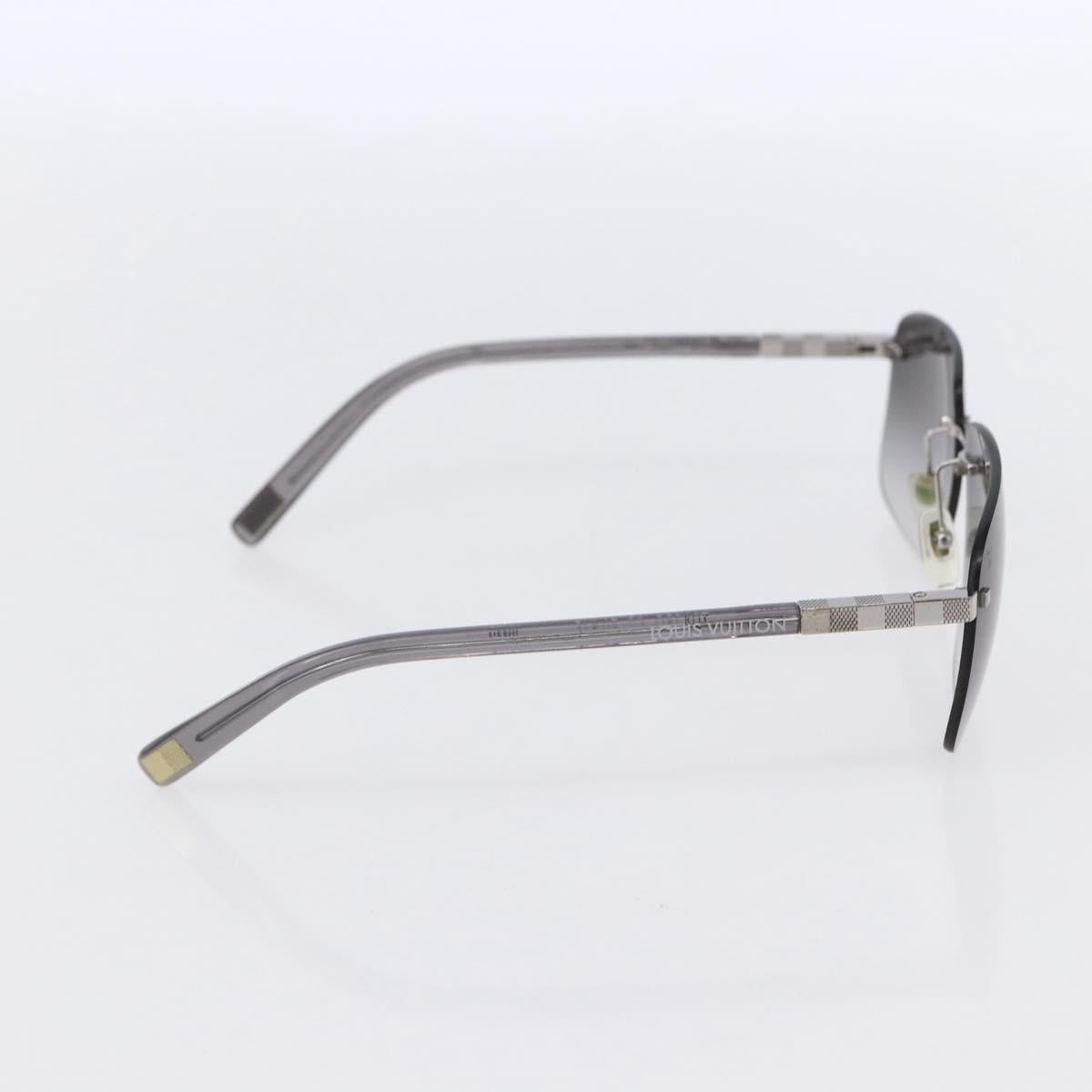 LOUIS VUITTON Sunglasses plastic Black LV Auth BA7832