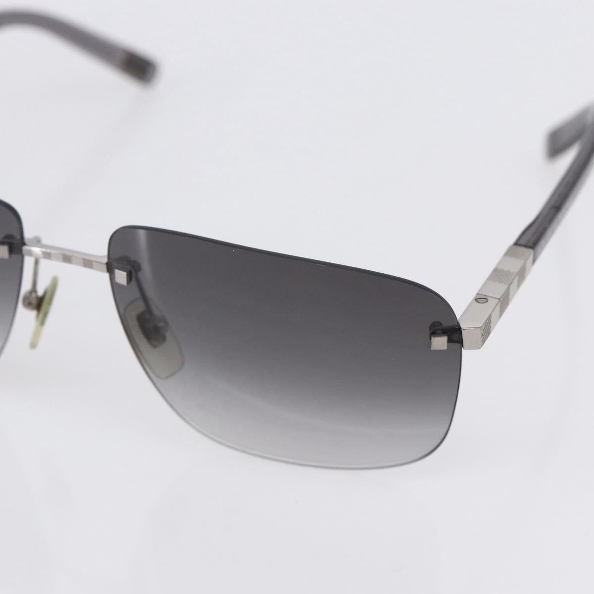 LOUIS VUITTON Sunglasses plastic Black LV Auth BA7832