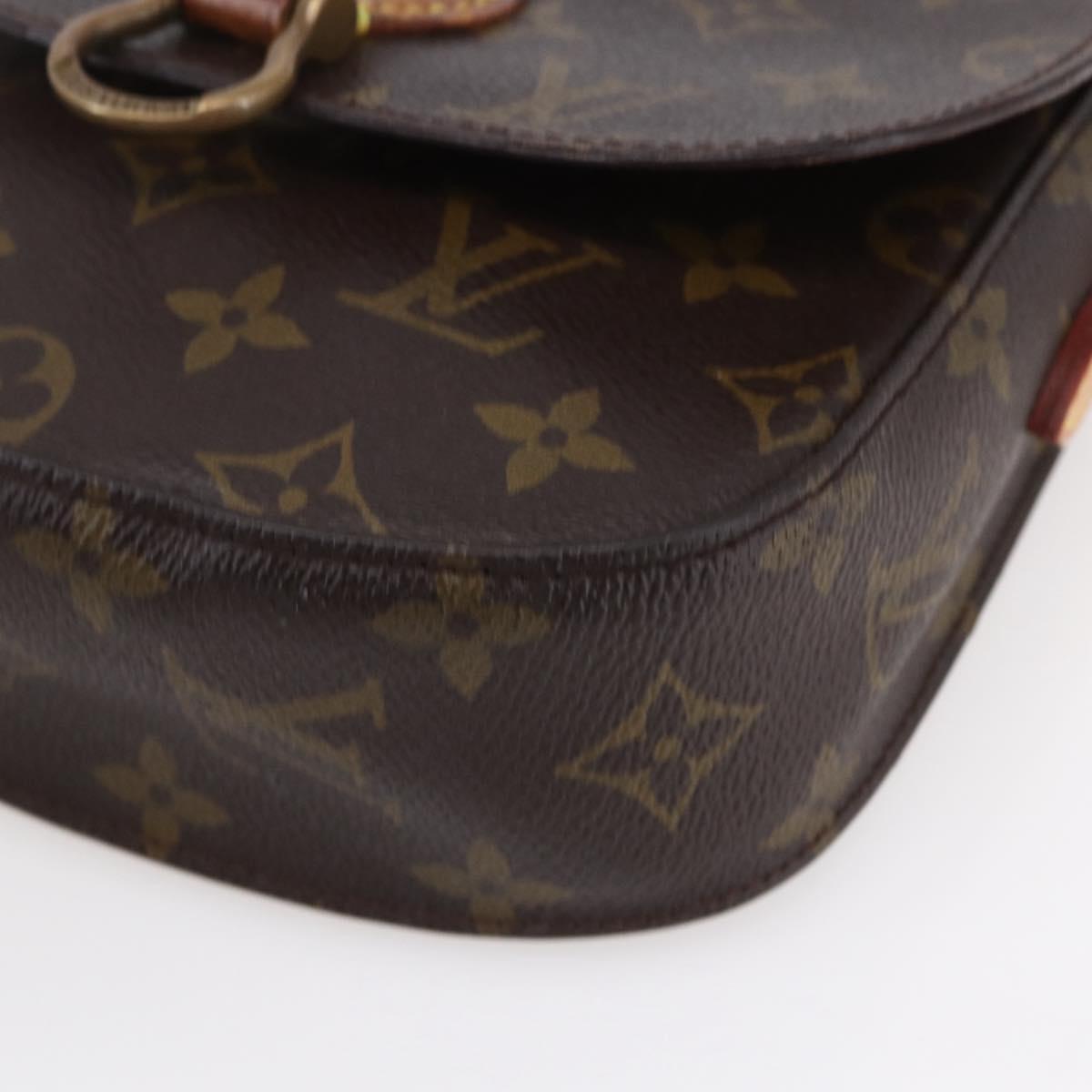 LOUIS VUITTON Monogram Saint Cloud PM Shoulder Bag M51244 LV Auth BA7849