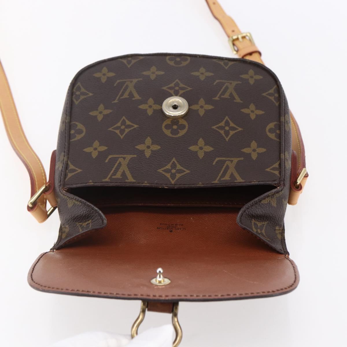 LOUIS VUITTON Monogram Saint Cloud PM Shoulder Bag M51244 LV Auth BA7849