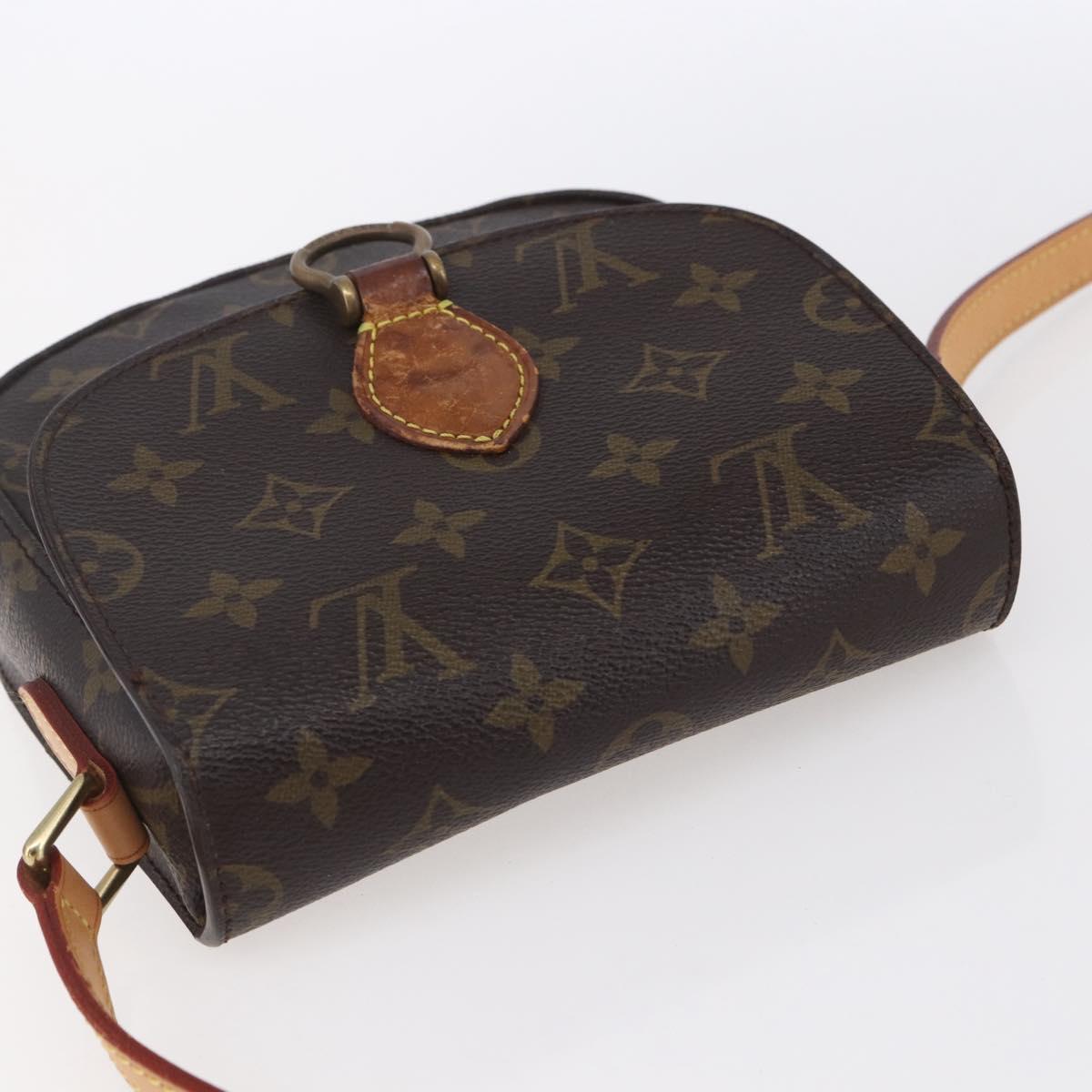 LOUIS VUITTON Monogram Saint Cloud PM Shoulder Bag M51244 LV Auth BA7849