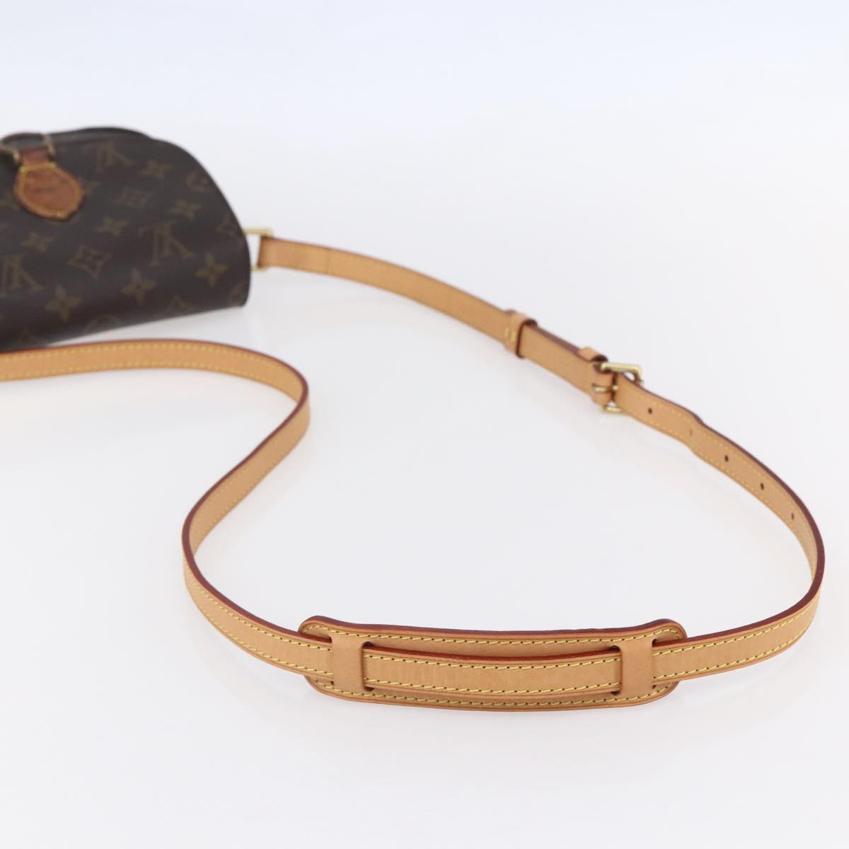 LOUIS VUITTON Monogram Saint Cloud PM Shoulder Bag M51244 LV Auth BA7849