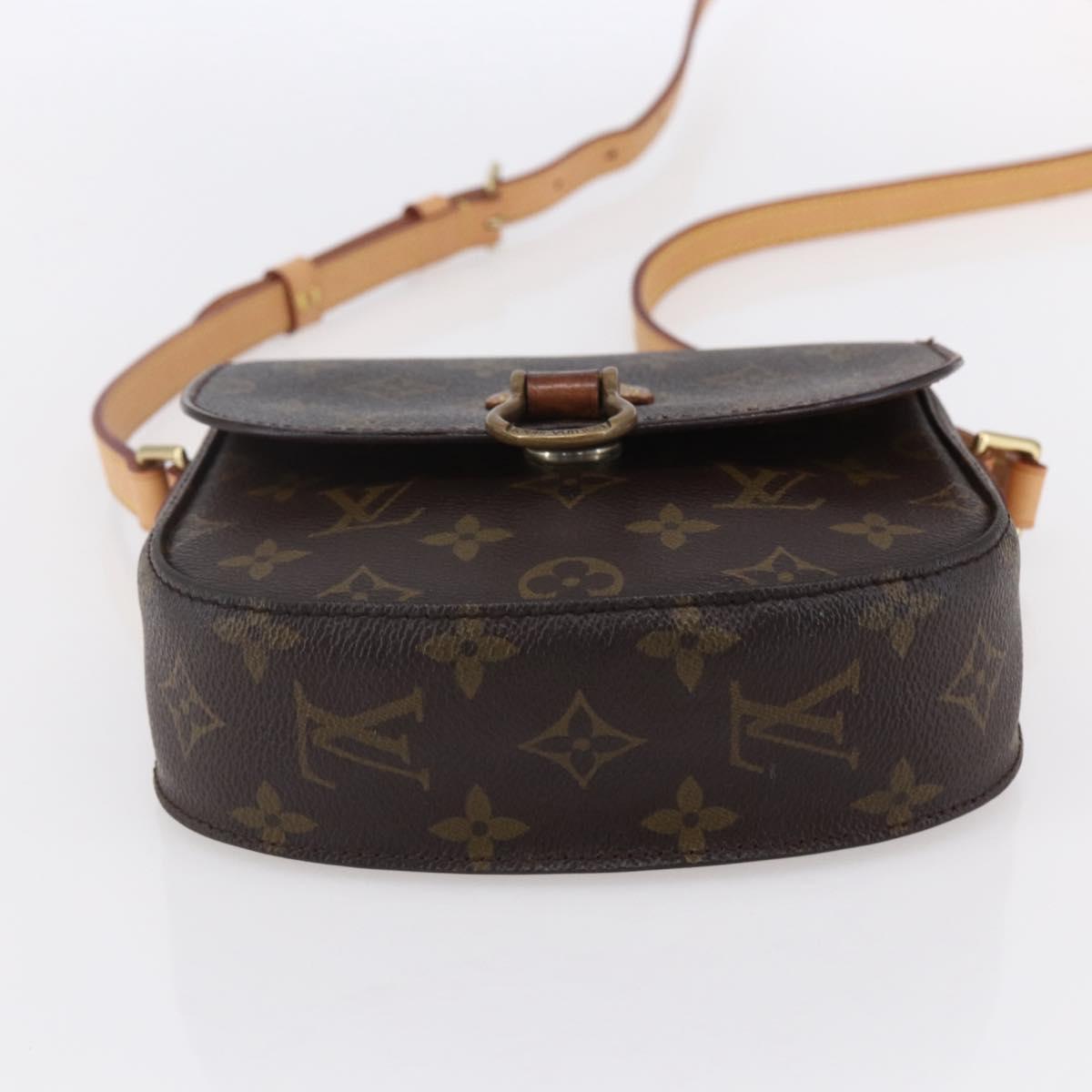 LOUIS VUITTON Monogram Saint Cloud PM Shoulder Bag M51244 LV Auth BA7849