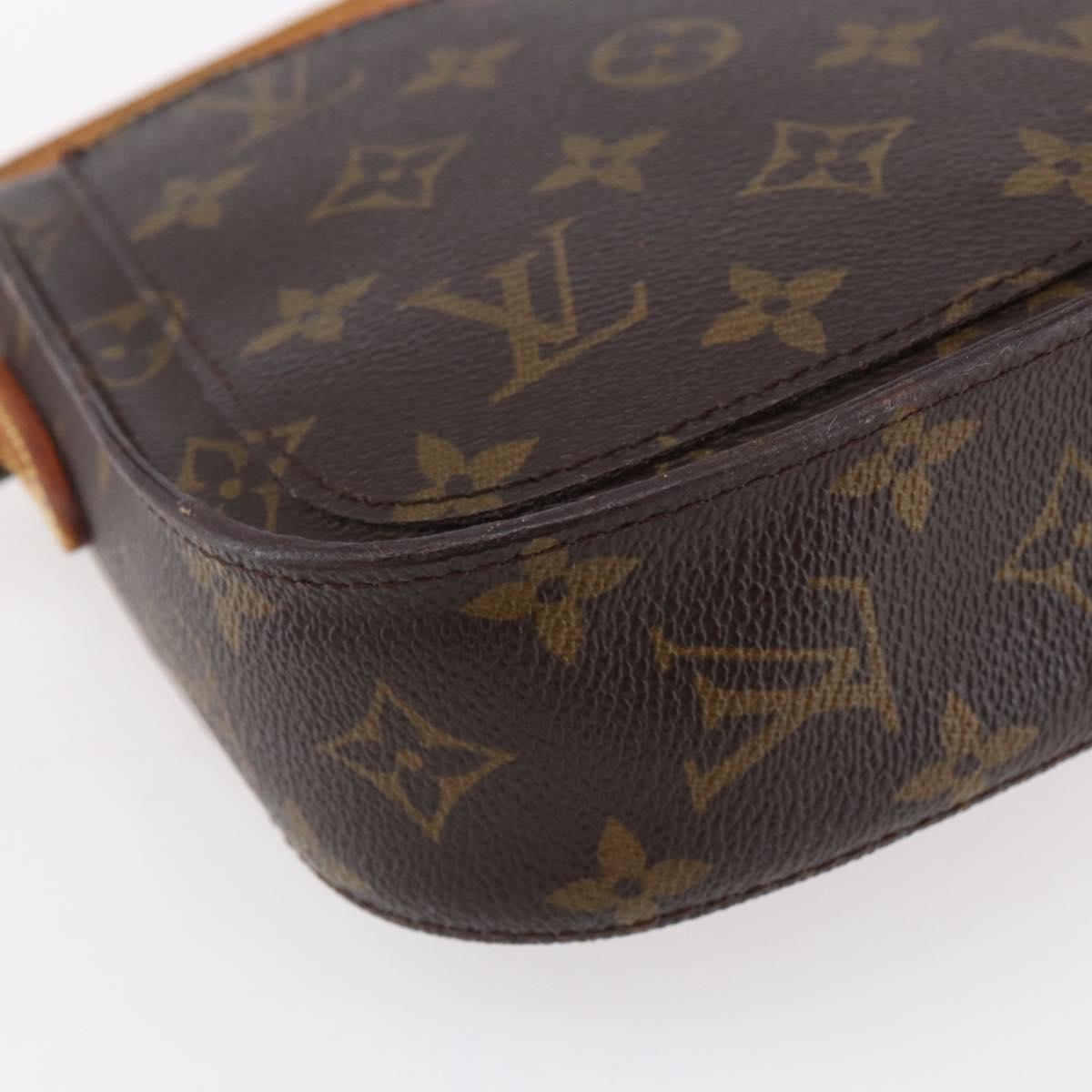 LOUIS VUITTON Monogram Saint Cloud PM Shoulder Bag M51244 LV Auth BA7850