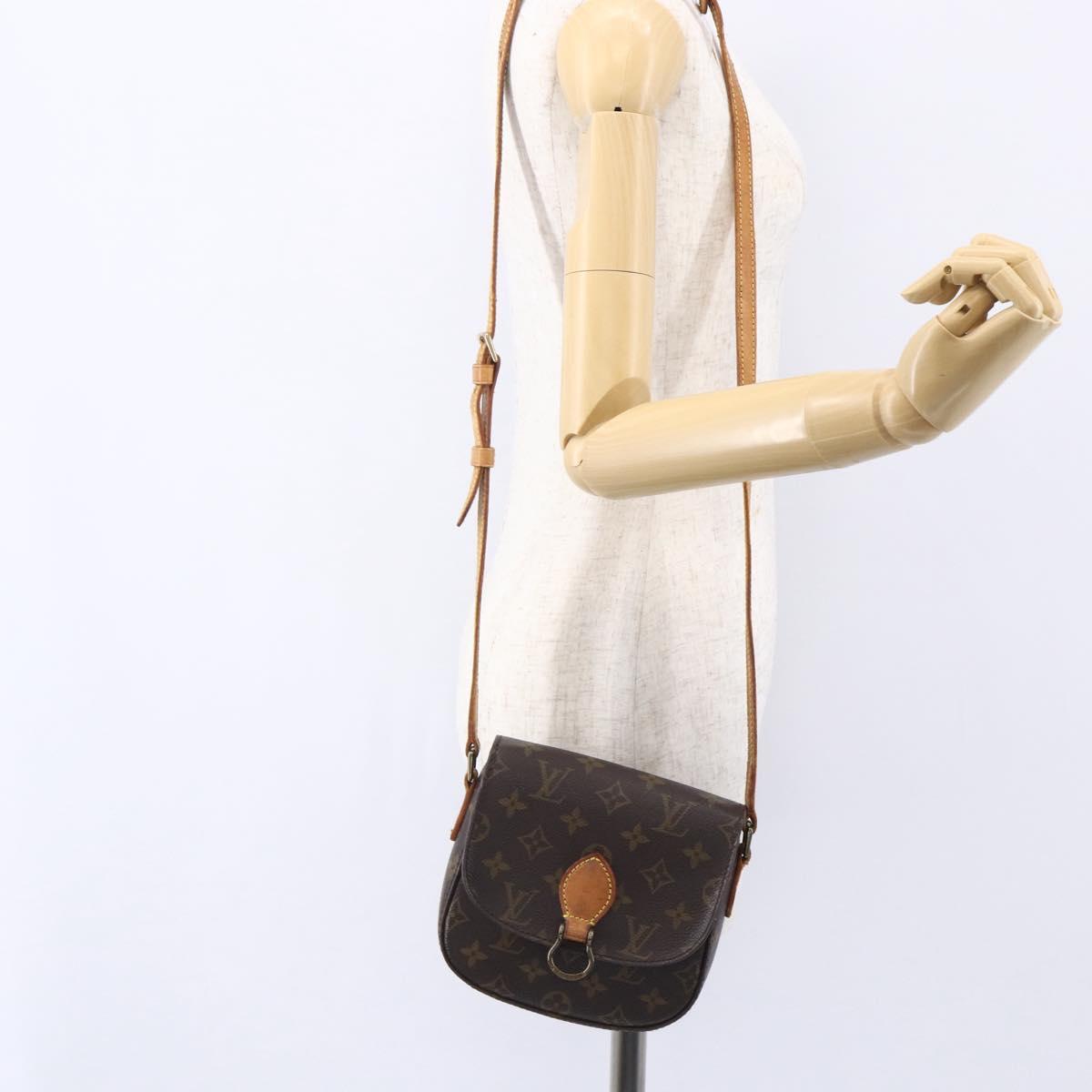 LOUIS VUITTON Monogram Saint Cloud PM Shoulder Bag M51244 LV Auth BA7850