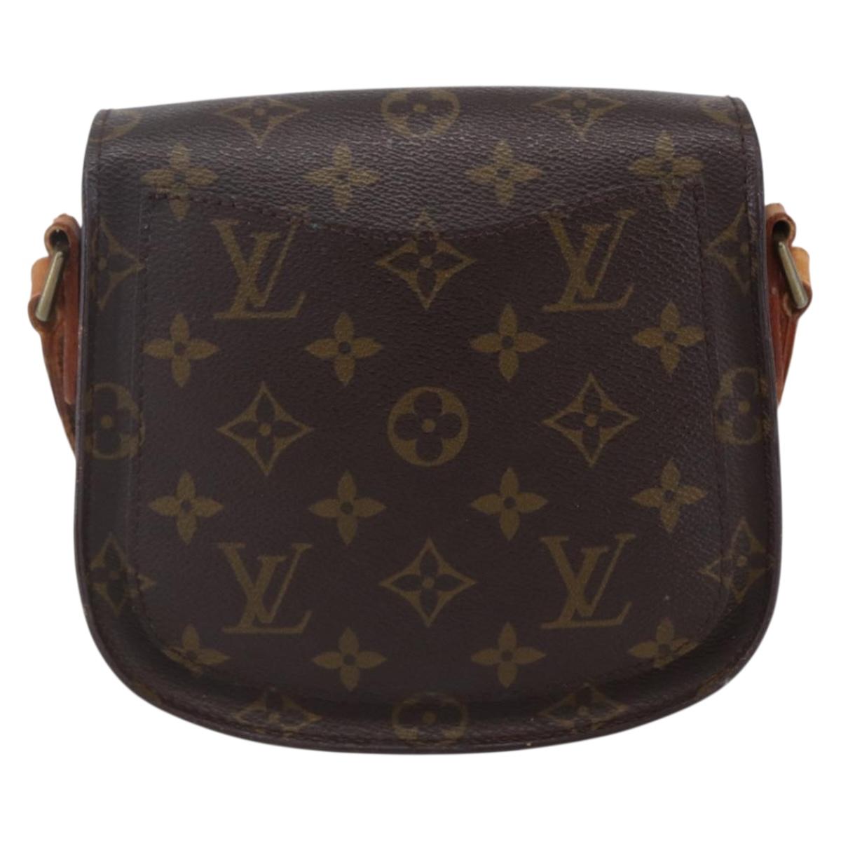 LOUIS VUITTON Monogram Saint Cloud PM Shoulder Bag M51244 LV Auth BA7850