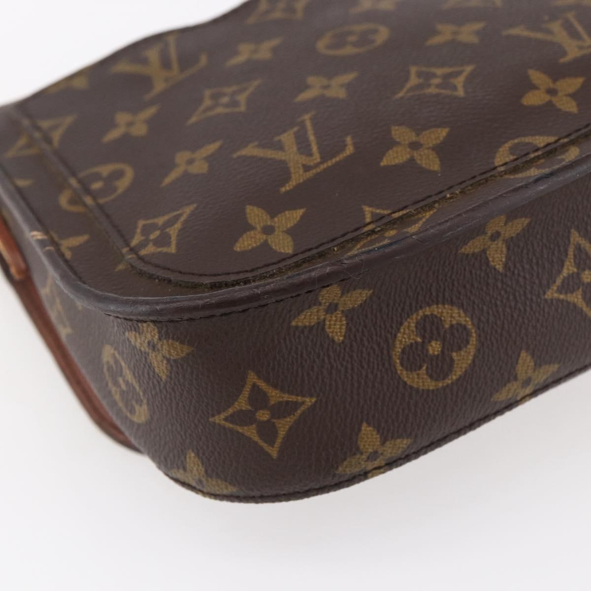 LOUIS VUITTON Monogram Saint Cloud MM Shoulder Bag M51243 LV Auth BA7852