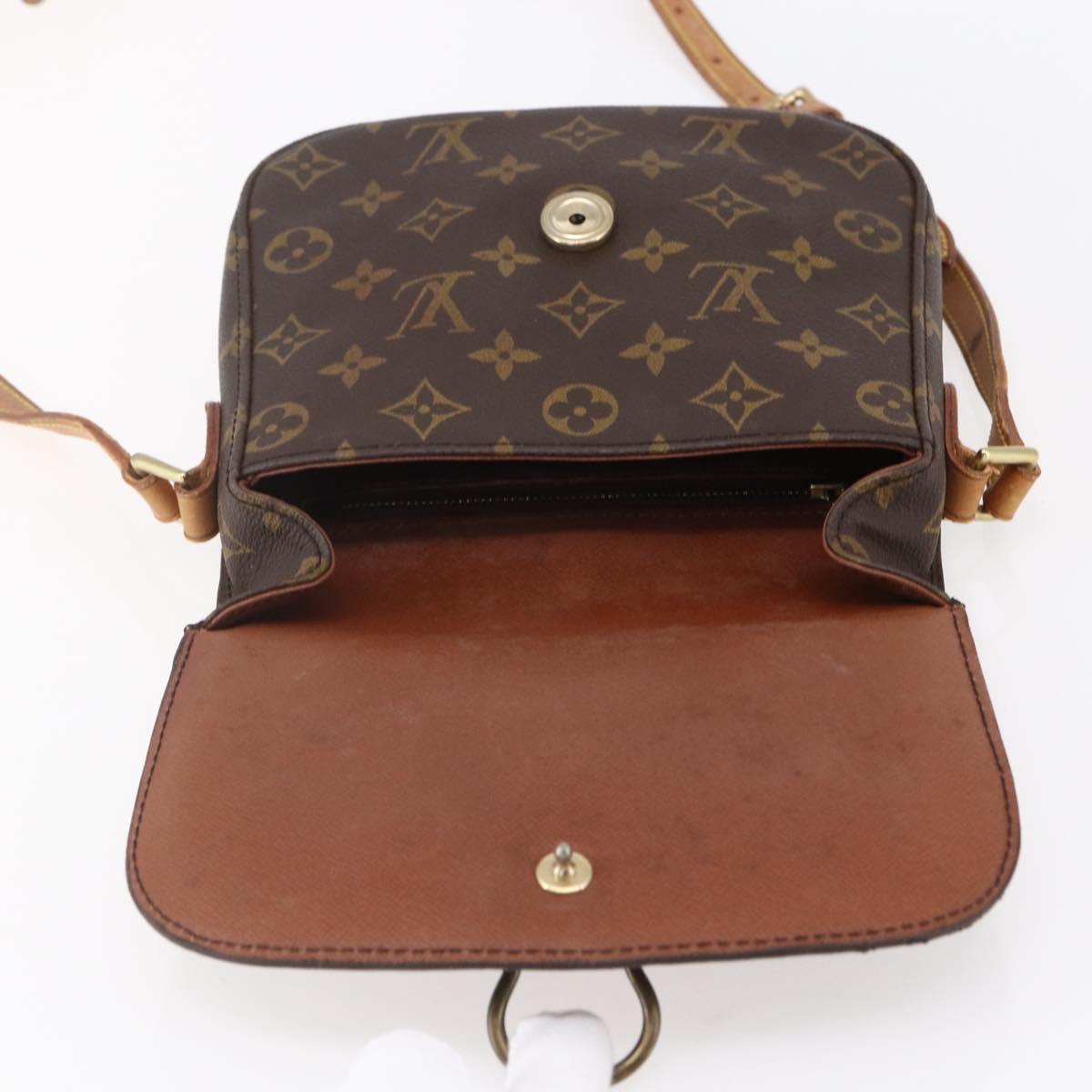 LOUIS VUITTON Monogram Saint Cloud MM Shoulder Bag M51243 LV Auth BA7852