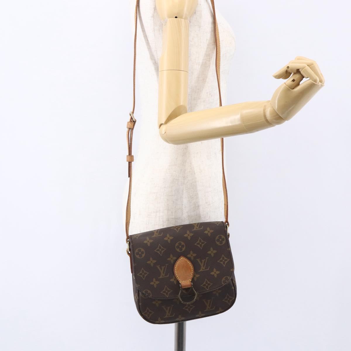 LOUIS VUITTON Monogram Saint Cloud MM Shoulder Bag M51243 LV Auth BA7852