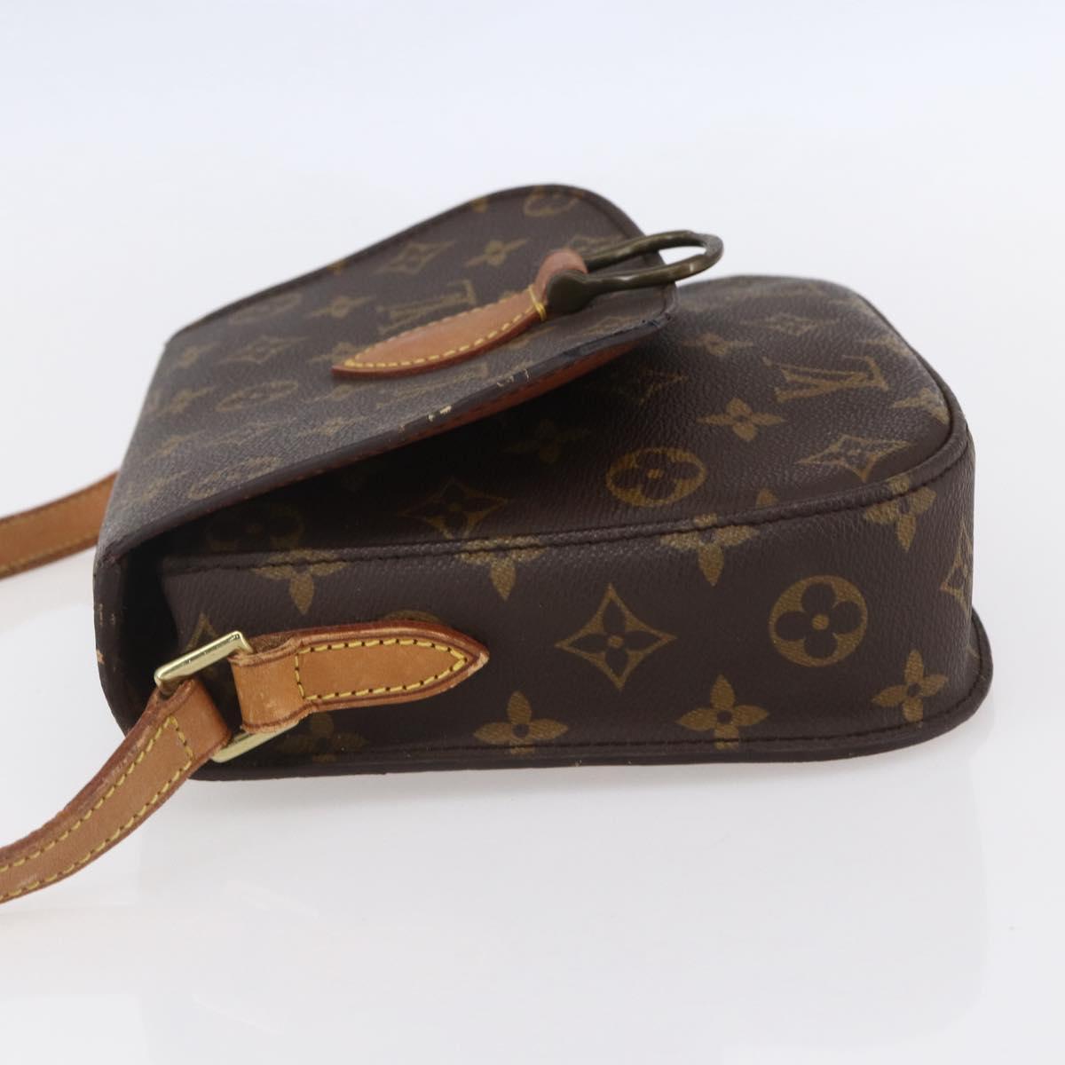 LOUIS VUITTON Monogram Saint Cloud MM Shoulder Bag M51243 LV Auth BA7852