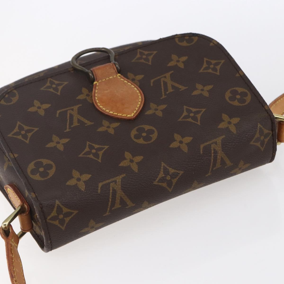 LOUIS VUITTON Monogram Saint Cloud MM Shoulder Bag M51243 LV Auth BA7852