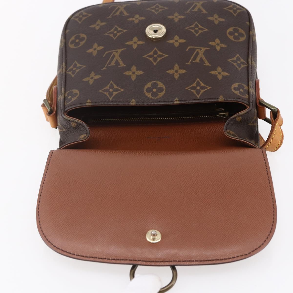 LOUIS VUITTON Monogram Saint Cloud MM Shoulder Bag M51243 LV Auth BA7853