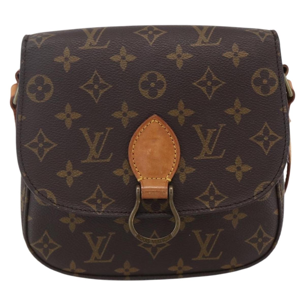 LOUIS VUITTON Monogram Saint Cloud MM Shoulder Bag M51243 LV Auth BA7853