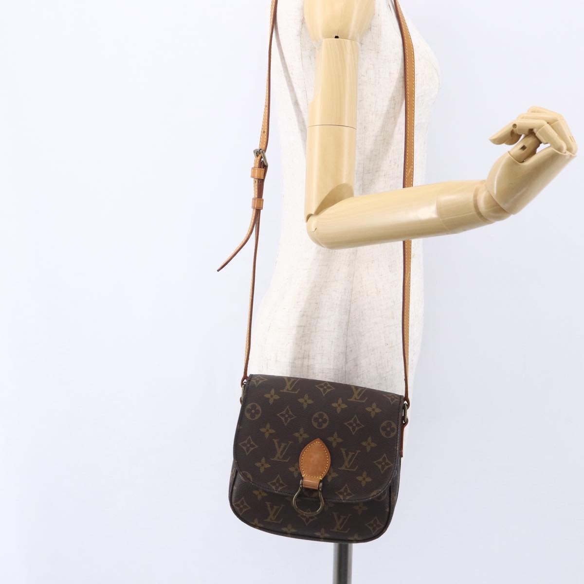 LOUIS VUITTON Monogram Saint Cloud MM Shoulder Bag M51243 LV Auth BA7853