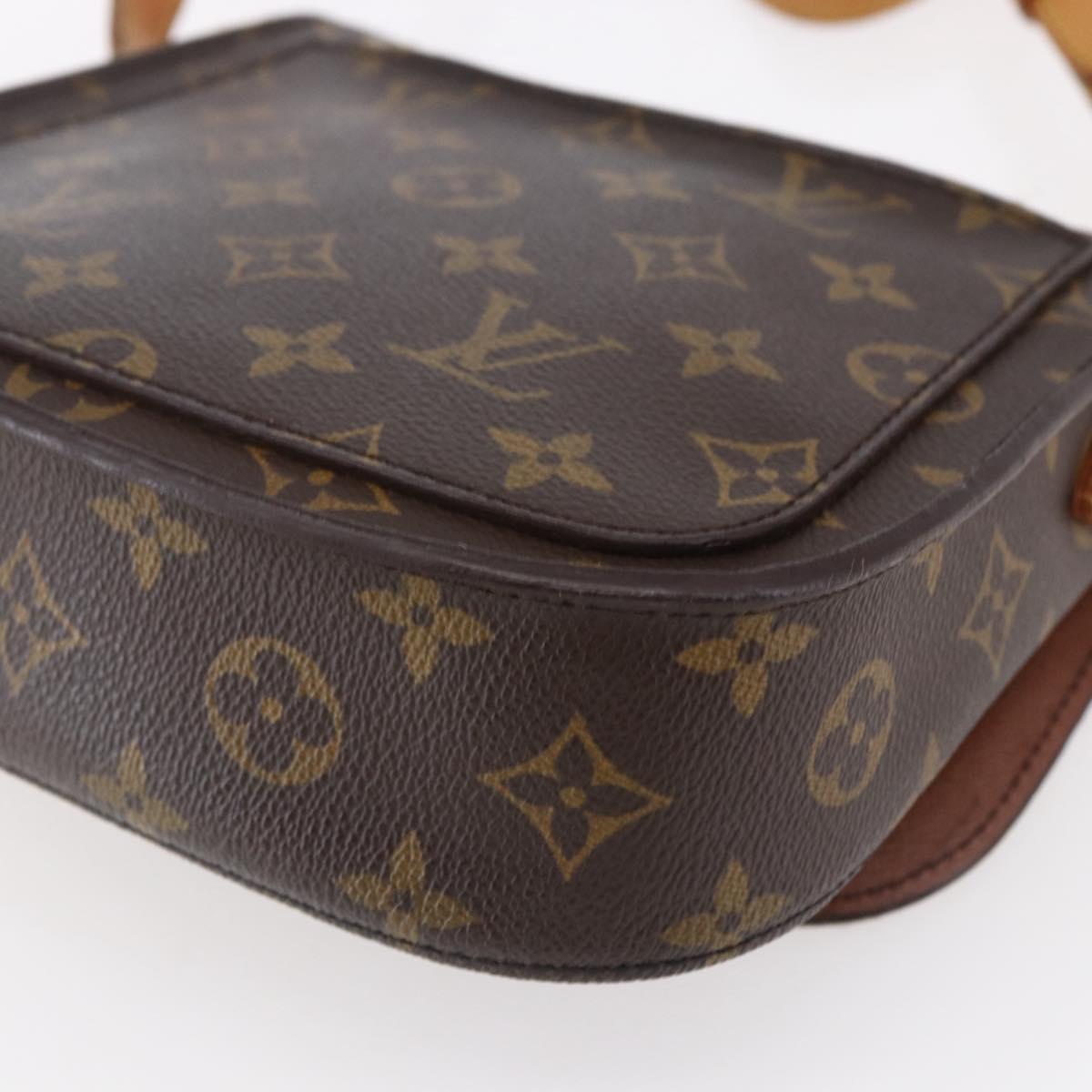 LOUIS VUITTON Monogram Saint Cloud MM Shoulder Bag M51243 LV Auth BA7854