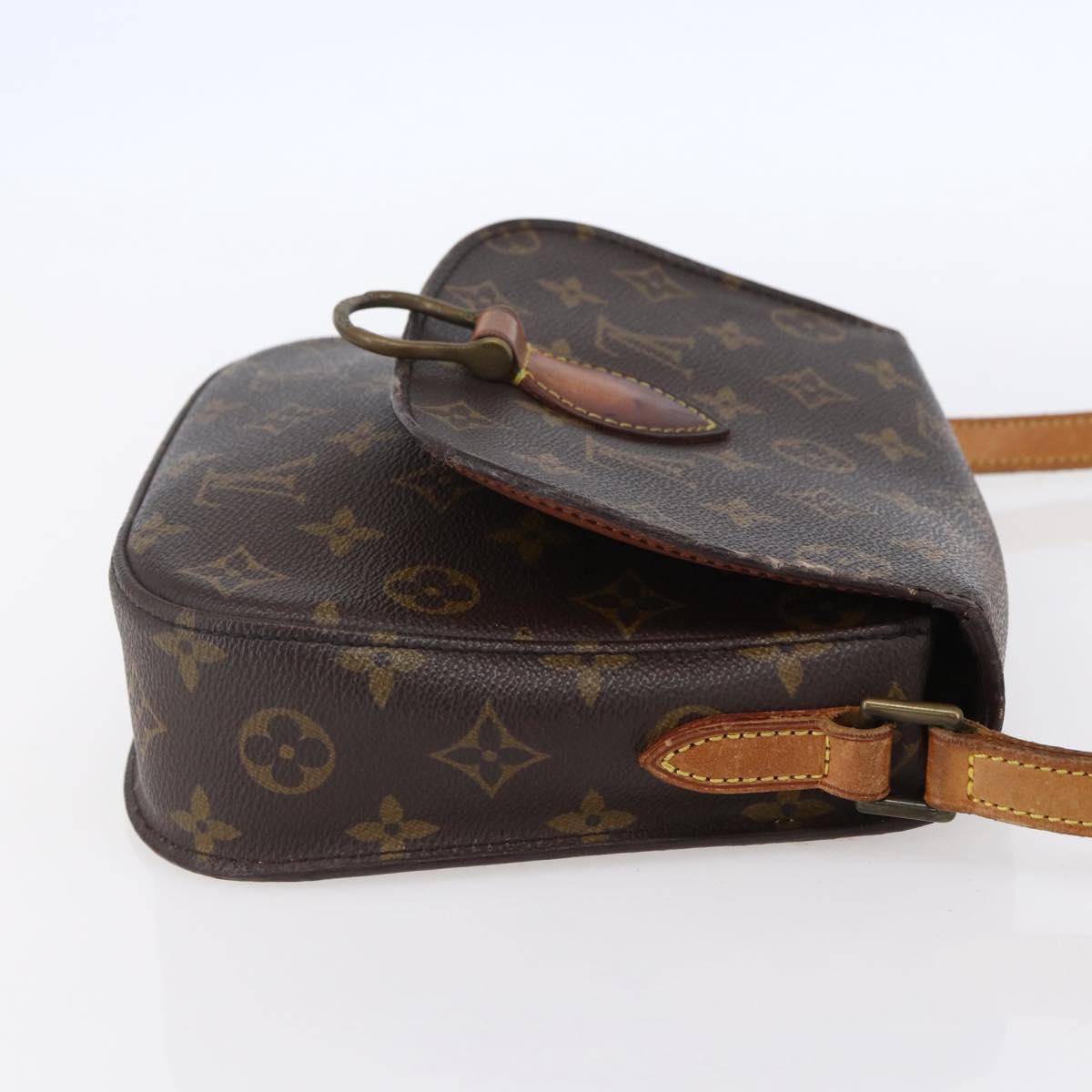 LOUIS VUITTON Monogram Saint Cloud MM Shoulder Bag M51243 LV Auth BA7854