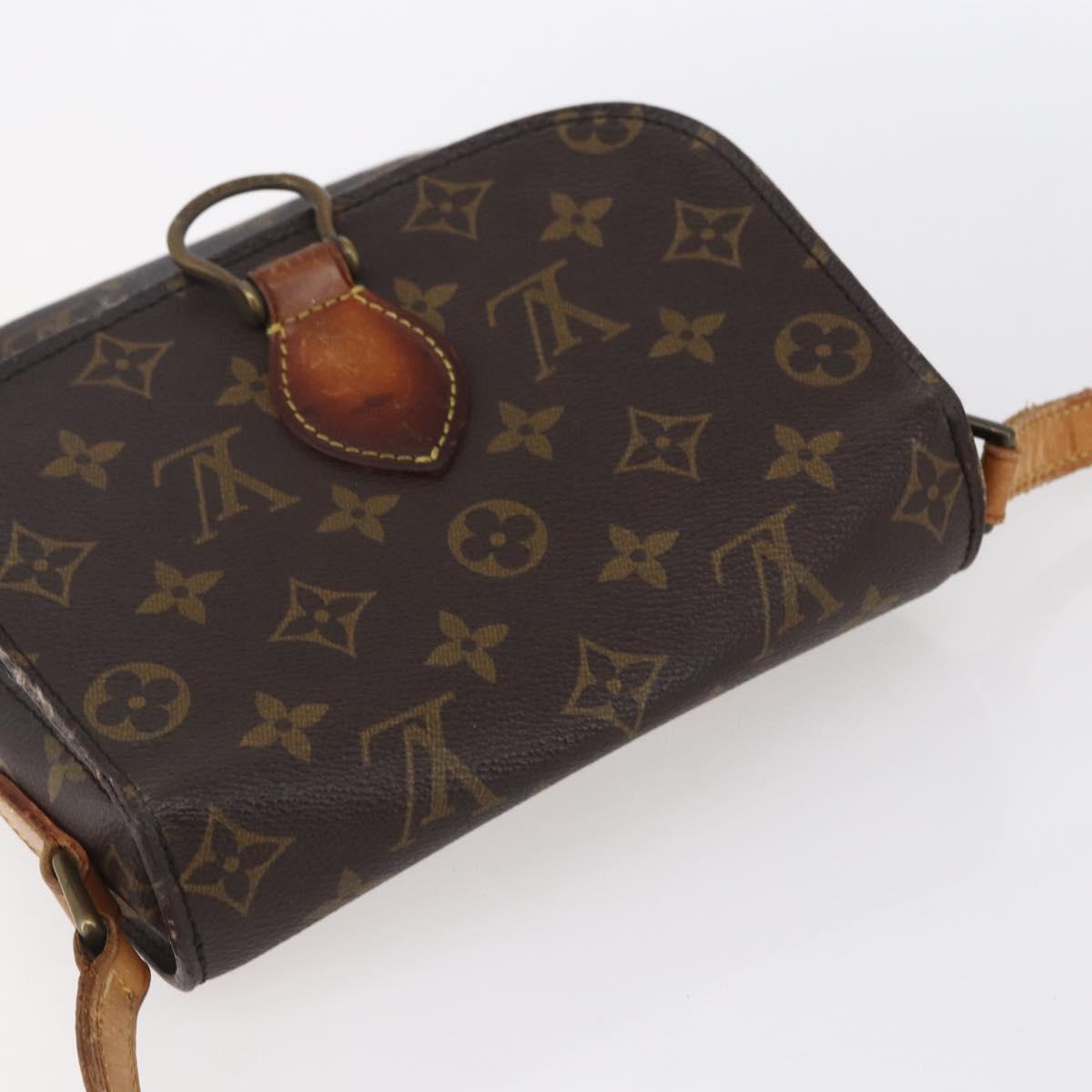 LOUIS VUITTON Monogram Saint Cloud MM Shoulder Bag M51243 LV Auth BA7854