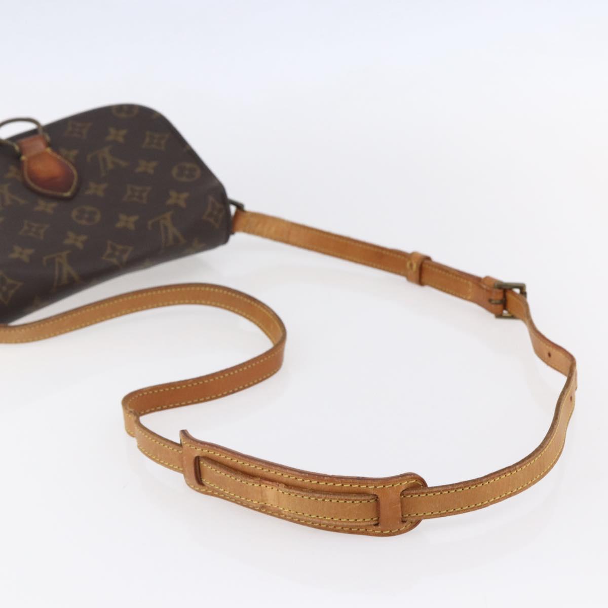 LOUIS VUITTON Monogram Saint Cloud MM Shoulder Bag M51243 LV Auth BA7854
