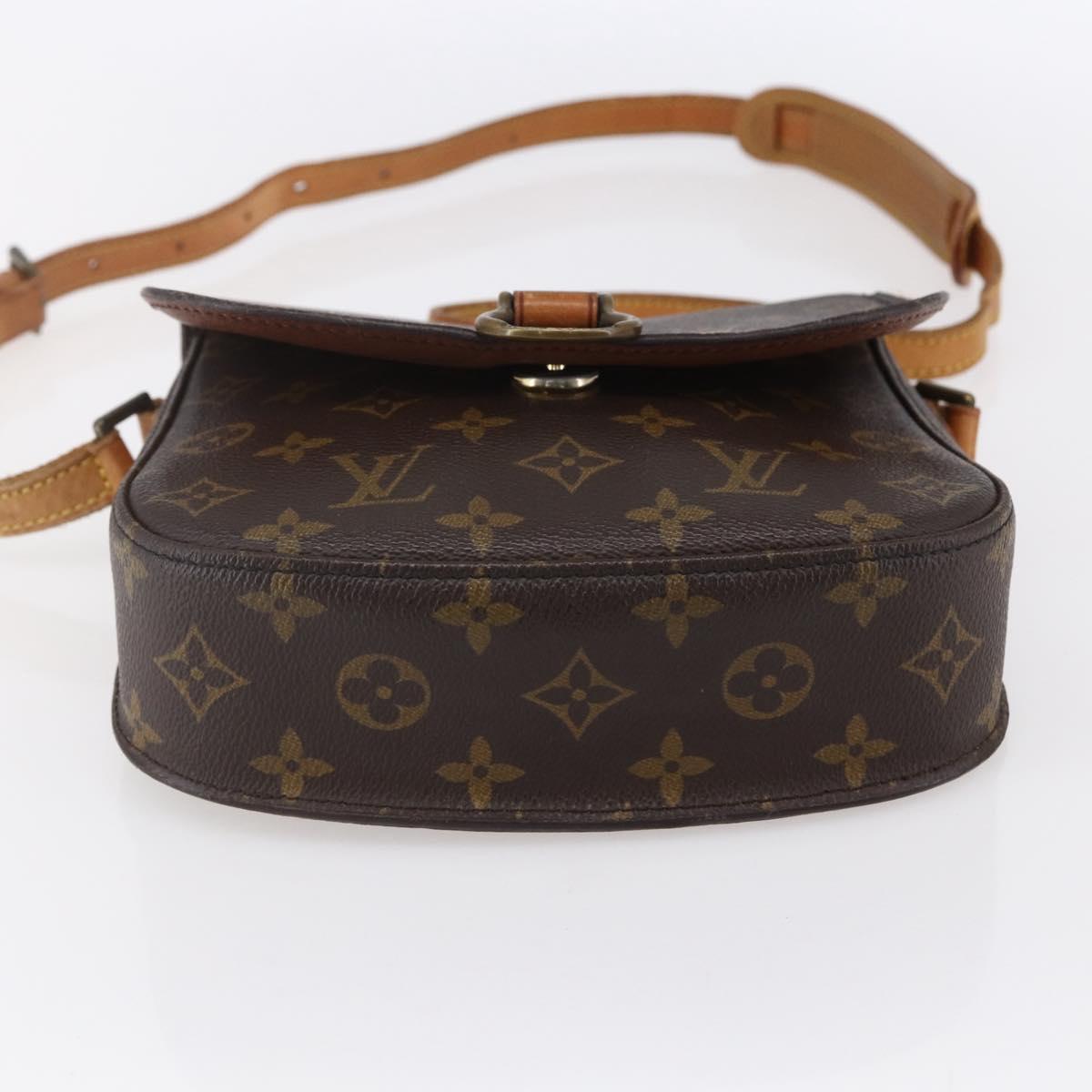 LOUIS VUITTON Monogram Saint Cloud MM Shoulder Bag M51243 LV Auth BA7854
