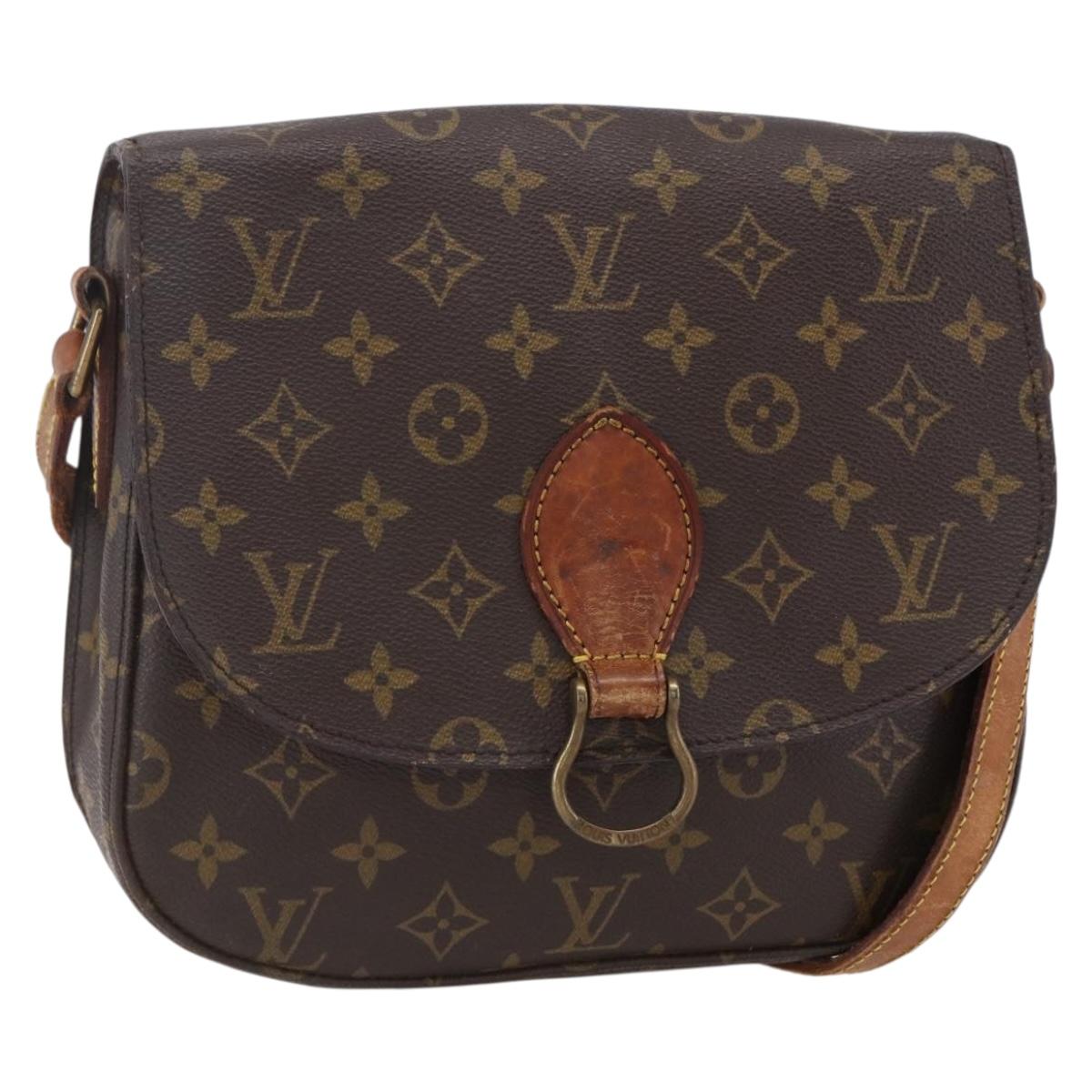 LOUIS VUITTON Monogram Saint Cloud GM Shoulder Bag M51242 LV Auth BA7855