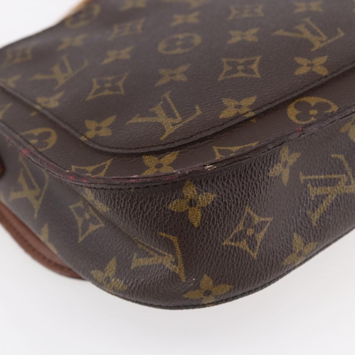 LOUIS VUITTON Monogram Saint Cloud GM Shoulder Bag M51242 LV Auth BA7855