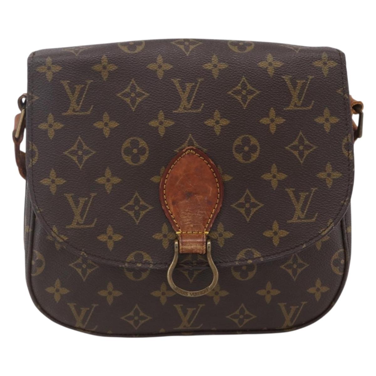 LOUIS VUITTON Monogram Saint Cloud GM Shoulder Bag M51242 LV Auth BA7855