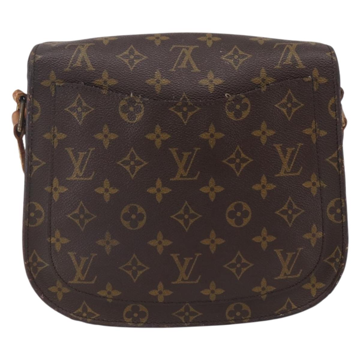 LOUIS VUITTON Monogram Saint Cloud GM Shoulder Bag M51242 LV Auth BA7855