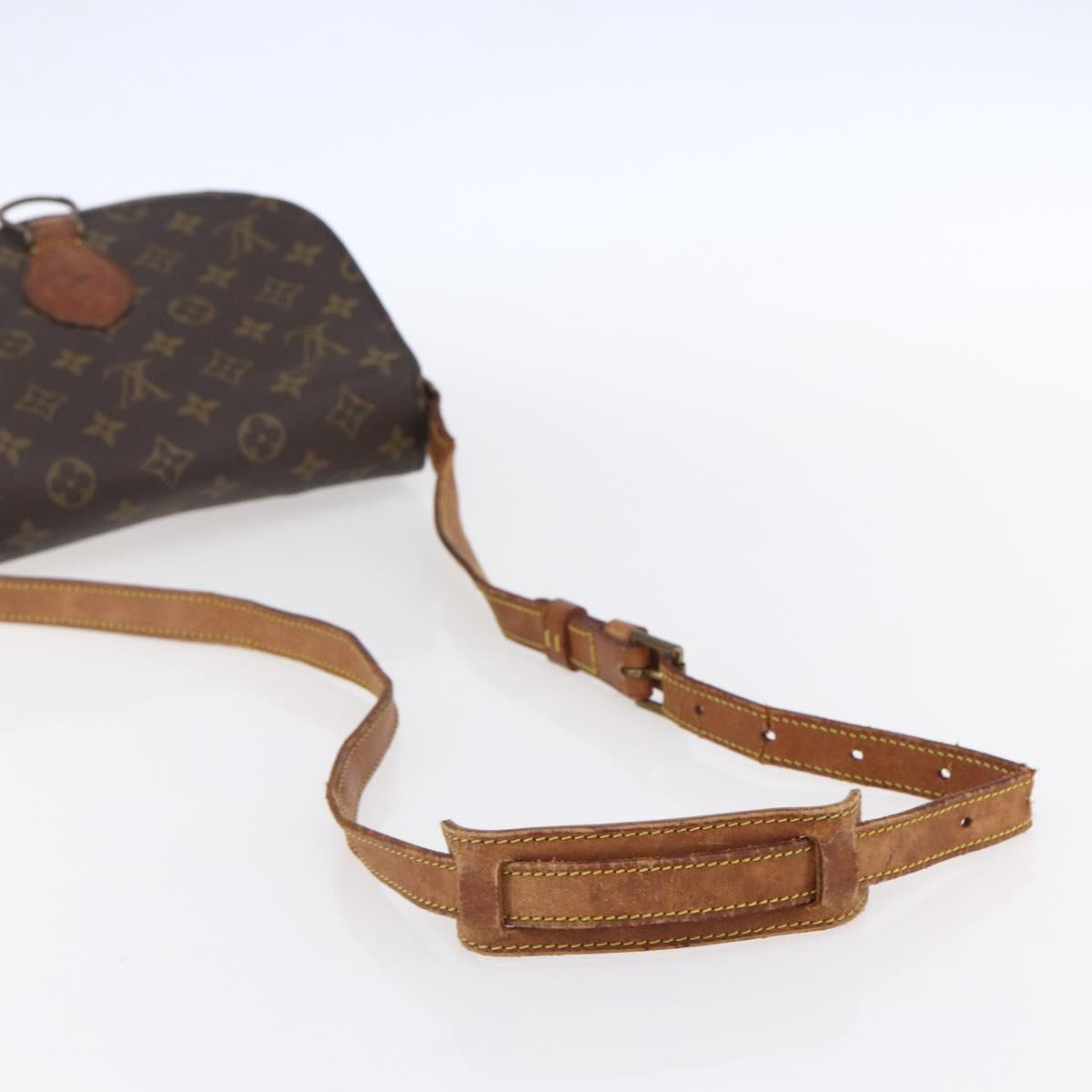LOUIS VUITTON Monogram Saint Cloud GM Shoulder Bag M51242 LV Auth BA7855