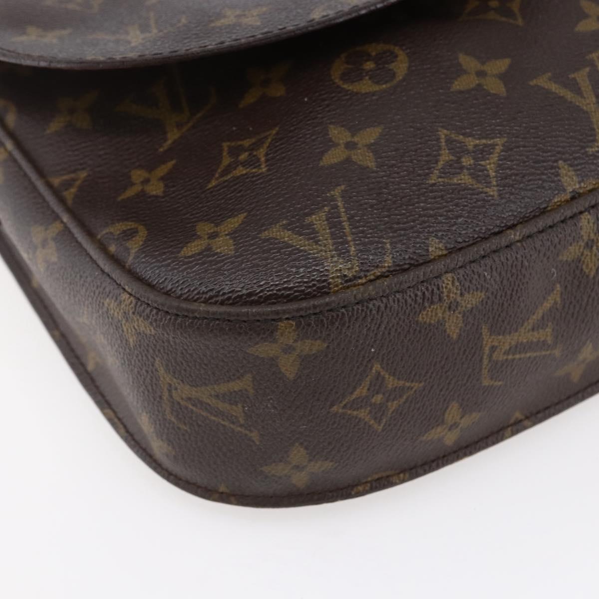 LOUIS VUITTON Monogram Saint Cloud GM Shoulder Bag M51242 LV Auth BA7856
