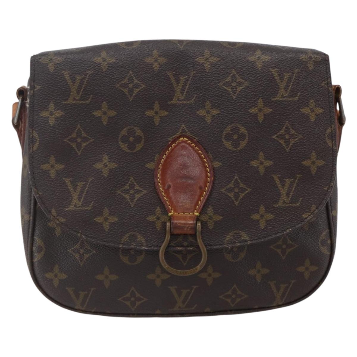 LOUIS VUITTON Monogram Saint Cloud GM Shoulder Bag M51242 LV Auth BA7856