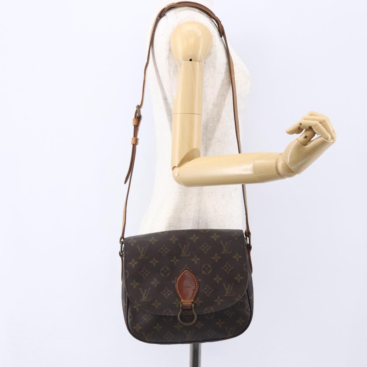LOUIS VUITTON Monogram Saint Cloud GM Shoulder Bag M51242 LV Auth BA7856