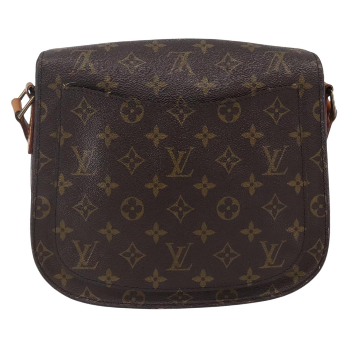 LOUIS VUITTON Monogram Saint Cloud GM Shoulder Bag M51242 LV Auth BA7856