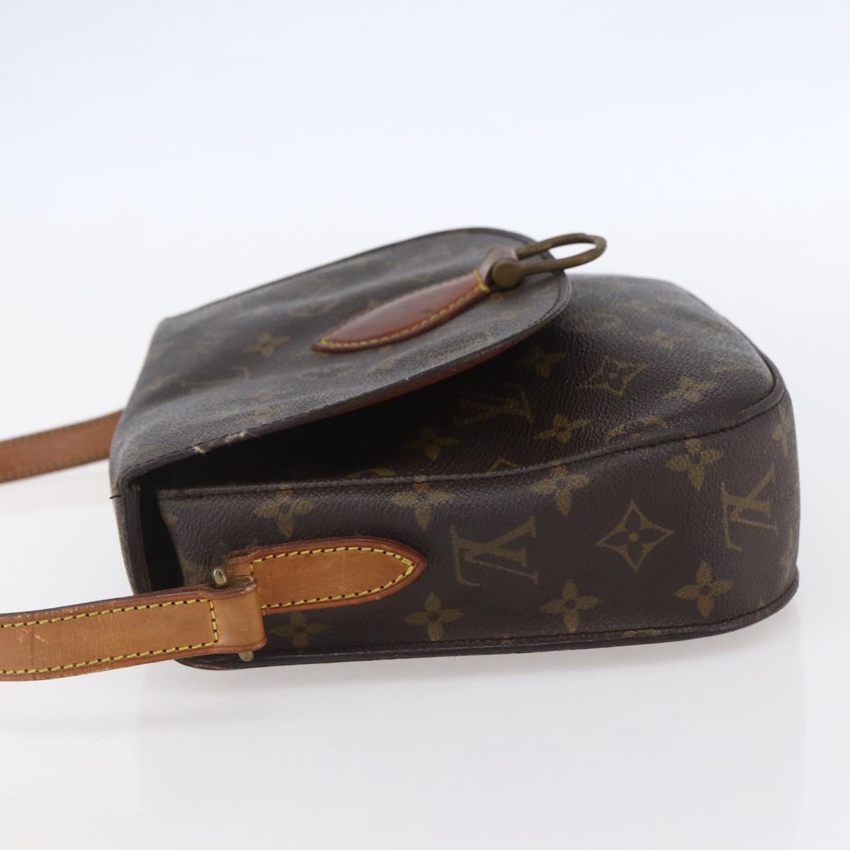 LOUIS VUITTON Monogram Saint Cloud GM Shoulder Bag M51242 LV Auth BA7856