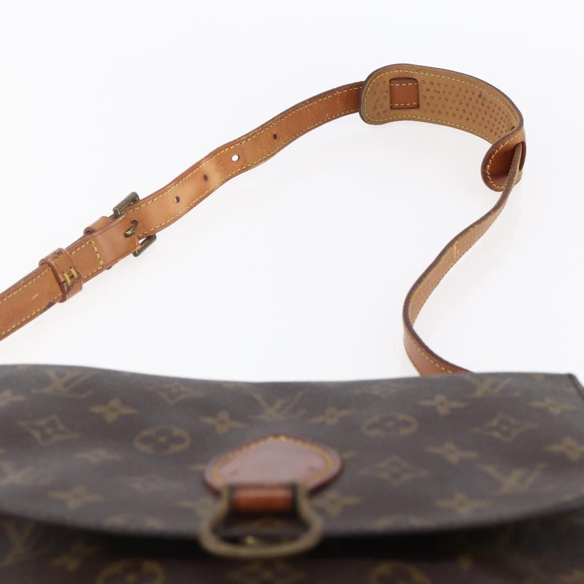 LOUIS VUITTON Monogram Saint Cloud GM Shoulder Bag M51242 LV Auth BA7856