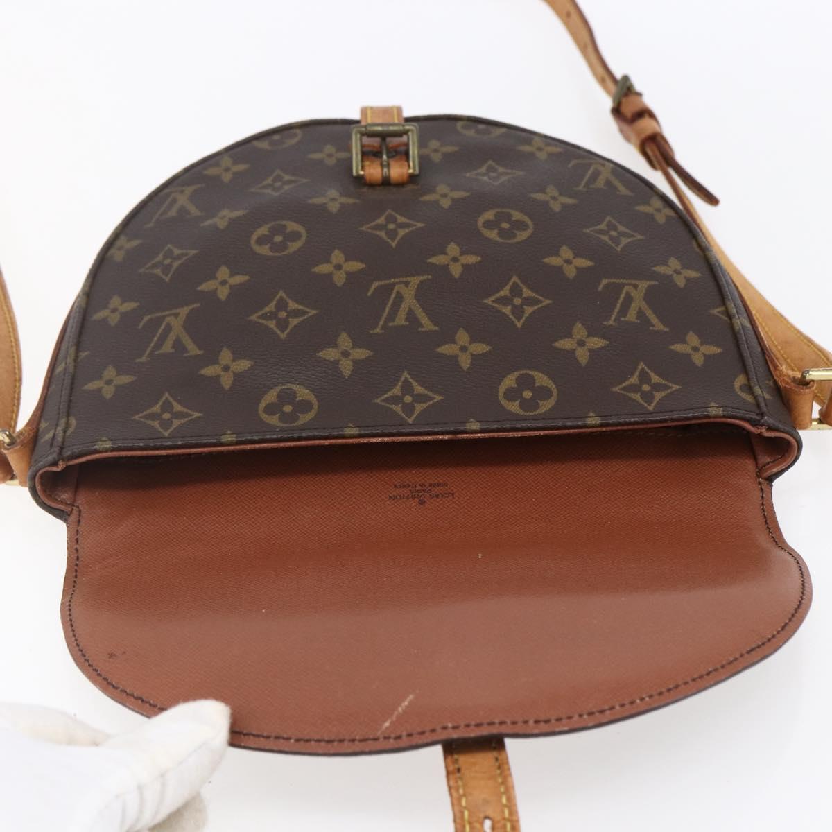 LOUIS VUITTON Monogram Chantilly MM Shoulder Bag M51233 LV Auth BA7858