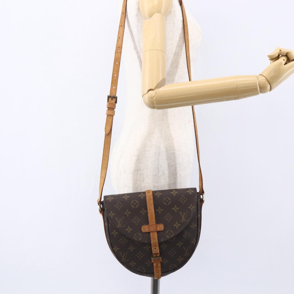 LOUIS VUITTON Monogram Chantilly MM Shoulder Bag M51233 LV Auth BA7858